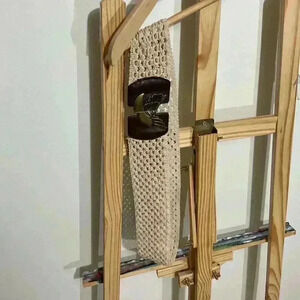 S/M metal bird and crochet belt